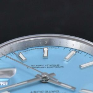 Oyster Perpetual 126300 GMF 41MM 904L Smooth Bezel Tiffany Blue Ballon Dial SS Bracelet VR3230 - Image 28