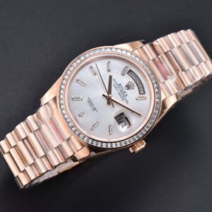 DayDate 36MM SS GMF Meteorite Dial Diamond Marker SS Bracelet A3235 - Image 17