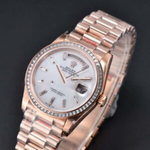 DayDate 36MM SS GMF Meteorite Dial Diamond Marker SS Bracelet A3235 - Image 16