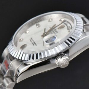 Daydate 36MM GMF YG Meteorite Dial Stick Diamond Marker YG Bracelet A3235 - Image 17