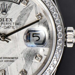 Daydate 36MM GMF SS Meteorite Dial Diamond Marker SS Bracelet A3235 - Image 8