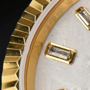 Daydate 36MM GMF Meteorite Dial Diamond Marker SS Bracelet A3235 - Image 10