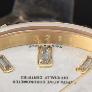 Daydate 36MM GMF Meteorite Dial Diamond Marker SS Bracelet A3235 - Image 2