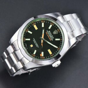 Milgauss 116400 40mm 904L GMF Black Dial SS Bracelet SH3131 - Image 15
