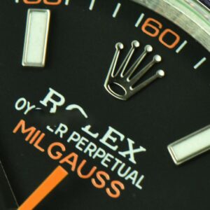 Milgauss 116400 40mm 904L GMF Black Dial SS Bracelet SH3131 - Image 13