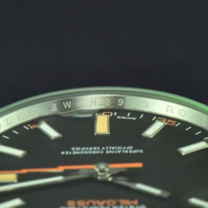Milgauss 116400 40mm 904L GMF Black Dial SS Bracelet SH3131 - Image 7