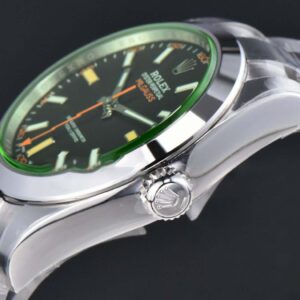 Milgauss 116400 40mm 904L GMF Black Dial SS Bracelet SH3131 - Image 6