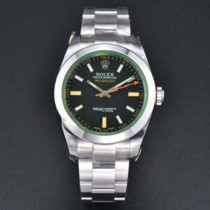 Milgauss 116400 GV 40mm 904L GSF Black Dial SS Bracelet SA3131 - Image 17