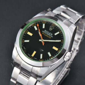 Milgauss 116400 GV 40mm 904L GSF Black Dial SS Bracelet SA3131 - Image 15