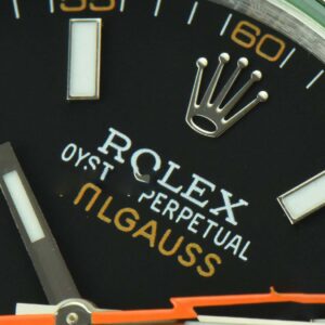 Milgauss 116400 GV 40mm 904L GSF Black Dial SS Bracelet SA3131 - Image 11