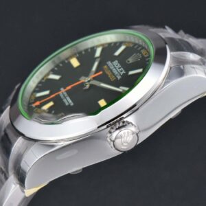 Milgauss 116400 GV 40mm 904L GSF Black Dial SS Bracelet SA3131 - Image 9