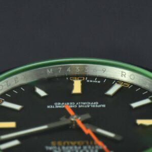 Milgauss 116400 GV 40mm 904L GSF Black Dial SS Bracelet SA3131 - Image 7