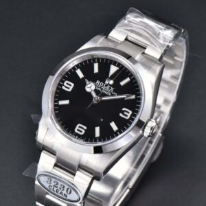 Explorer 124273 36mm 904L GMF Black Dial SS Bracelet VR3230 - Image 35