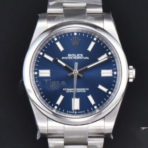Oyster Perpetual 124300 GMF 41MM 904L Tiffany Ballon Blue DiaL SS Bracelet 2824 - Image 38