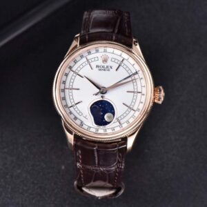 Cellini 50535 40mm Moonphase RG white dial KZF Asia 3195 Mod - Image 31