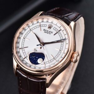 Cellini 50535 40mm Moonphase RG white dial KZF Asia 3195 Mod - Image 30