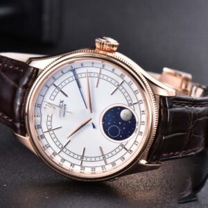 Cellini 50535 40mm Moonphase RG white dial KZF Asia 3195 Mod - Image 21