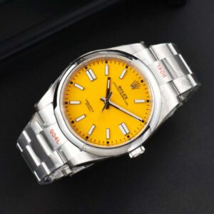 Oyster Perpetual 124300 41mm EWF Yellow Dial SS Bracelet A3230 - Image 26