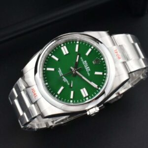Oyster Perpetual 124300 41mm EWF Green Dial SS Bracelet A3230 - Image 27