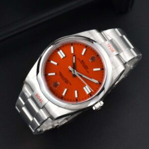 Oyster Perpetual 124300 41mm EWF Red Dial SS Bracelet A3230 - Image 27
