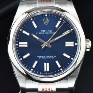 Oyster Perpetual 124300 41mm EWF Blue Dial SS Bracelet A3230 - Image 31