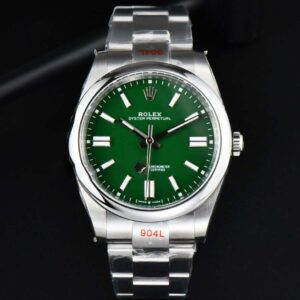 Oyster Perpetual 124300 41mm EWF Green Dial SS Bracelet A3230 - Image 11