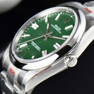 Oyster Perpetual 124300 41mm EWF Green Dial SS Bracelet A3230 - Image 6