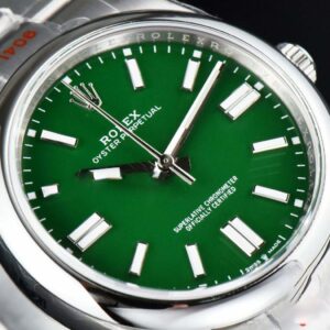 Oyster Perpetual 124300 41mm EWF Green Dial SS Bracelet A3230 - Image 5