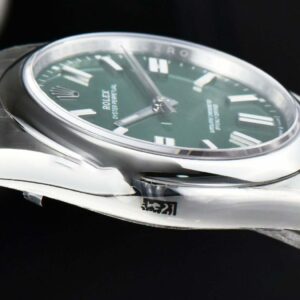 Oyster Perpetual 124300 41mm EWF Green Dial SS Bracelet A3230 - Image 4