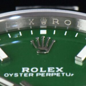 Oyster Perpetual 124300 41mm EWF Green Dial SS Bracelet A3230 - Image 3