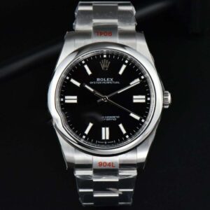Oyster Perpetual 124300 41mm VSF 904L Black Dial SS Bracelet VS3235 - Image 11