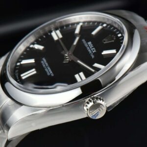 Oyster Perpetual 124300 41mm VSF 904L Black Dial SS Bracelet VS3235 - Image 6