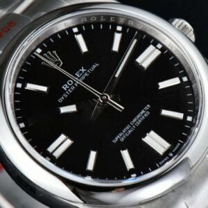 Oyster Perpetual 124300 41mm VSF 904L Black Dial SS Bracelet VS3235 - Image 5