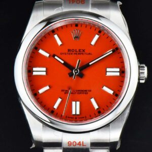 Oyster Perpetual 124300 41mm EWF Red Dial SS Bracelet A3230 - Image 28