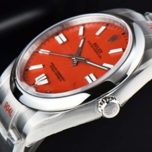 Oyster Perpetual 124300 41mm EWF Red Dial SS Bracelet A3230 - Image 6