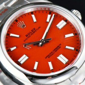 Oyster Perpetual 124300 41mm EWF Red Dial SS Bracelet A3230 - Image 5
