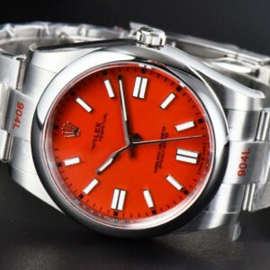 Oyster Perpetual 124300 41mm EWF Red Dial SS Bracelet A3230