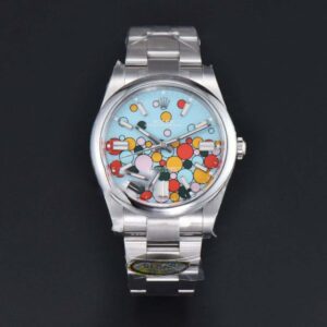 Oyster Perpetual 124300 41mm Clean CF 904L Tiffany Blue Celebration Ballon Dial SS Bracelet VR3230 - Image 51