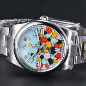 Oyster Perpetual 124300 41mm Clean CF 904L Tiffany Blue Celebration Ballon Dial SS Bracelet VR3230 - Image 39