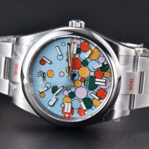 Oyster Perpetual 124300 41mm EWF Silver Dial SS Bracelet A3230 - Image 7