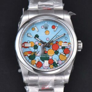 Oyster Perpetual 124300 41mm VSF 904L Tiffany Blue Celebration Ballon Dial SS Bracelet VS3235 - Image 37