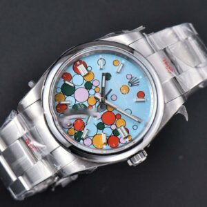 Oyster Perpetual 124300 41mm VSF 904L Tiffany Blue Celebration Ballon Dial SS Bracelet VS3235 - Image 21
