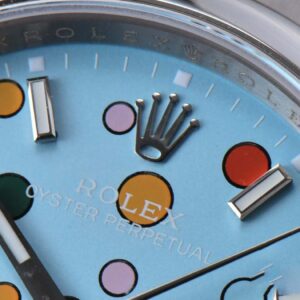 Oyster Perpetual 124300 41mm VSF 904L Tiffany Blue Celebration Ballon Dial SS Bracelet VS3235 - Image 16