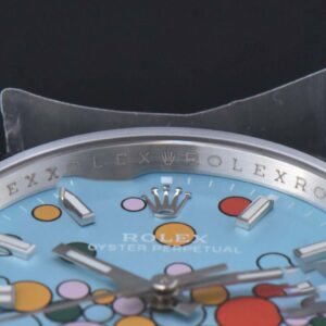 Oyster Perpetual 124300 41mm VSF 904L Tiffany Blue Celebration Ballon Dial SS Bracelet VS3235 - Image 12