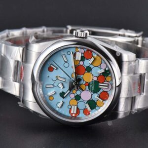 Oyster Perpetual 124300 41mm VSF 904L Tiffany Blue Celebration Ballon Dial SS Bracelet VS3235 - Image 10