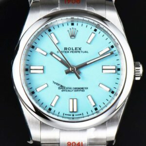 Oyster Perpetual 124300 41mm EWF Tiffany Dial SS Bracelet A3230 - Image 26