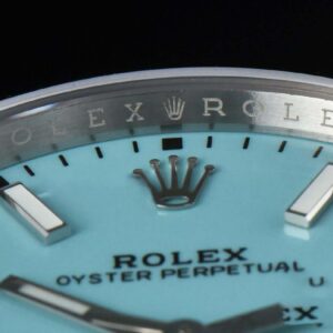 Oyster Perpetual 124300 41mm EWF Tiffany Dial SS Bracelet A3230 - Image 3