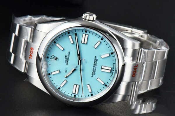 Oyster Perpetual 124300 41mm EWF Tiffany Dial SS Bracelet A3230