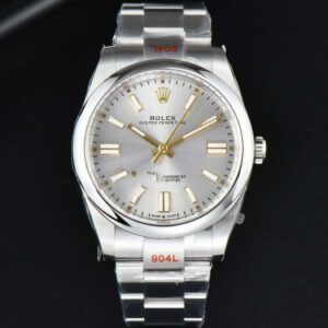 Oyster Perpetual 124300 41mm 904L Clean CF Silver Dial SS Bracelet VR3230 - Image 10