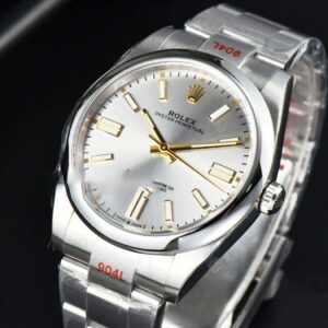 Oyster Perpetual 124300 41mm 904L Clean CF Silver Dial SS Bracelet VR3230 - Image 9